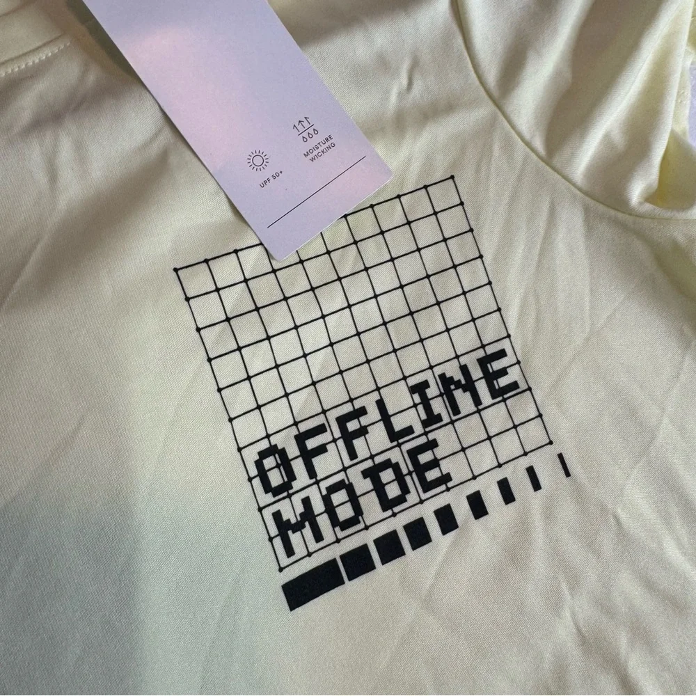 New Boys All In Motion Lemon/Yellow Tee Size M (8) “Offline Mode”